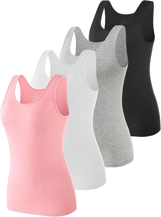 Womens Supersoft Camisole Stretch Casual Tank Tops